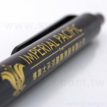 廣告筆-造型防滑筆管禮品-黑色原子筆-二款筆桿可選-採購訂製贈品筆_14